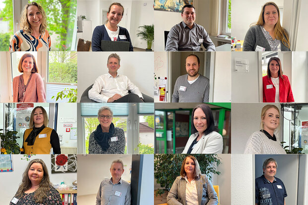 Das Bild zeigt das Team der Augusta Pflege