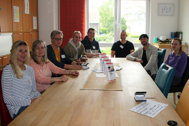 Das Bild zeigt das Team der Sozialstation Bochum-Linden
