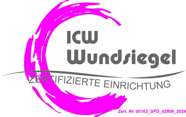Bild zeigt das ICW Wundsiegel - Zertifizierte Einrichtung